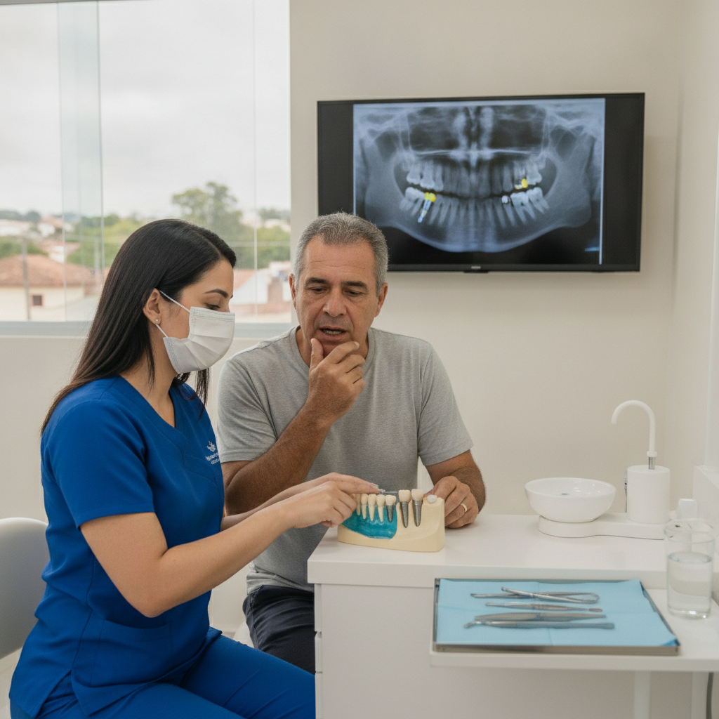 Implante Dentário com Enxerto Ósseo em Campos Novos SC