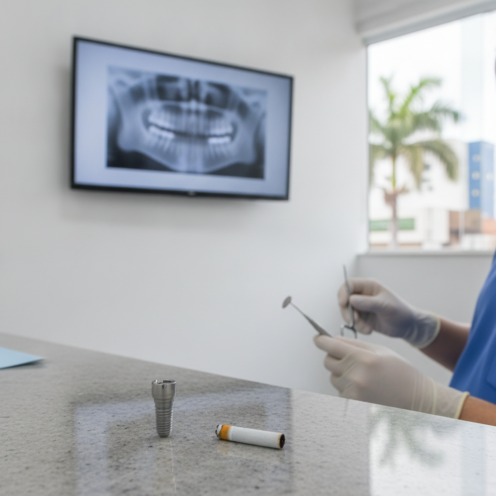 Implante Dentário e Cigarro: Pode Fumar em Campos Novos?